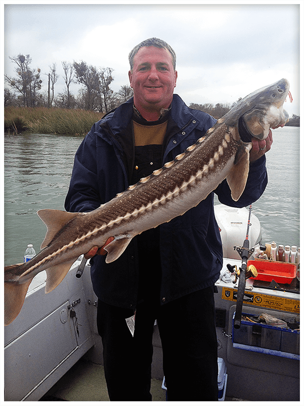 Man with Sturgeon